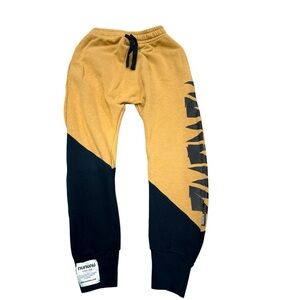 Unisex (sz8/9) nununu Colorblock nununu Baggy Pants in Mocha